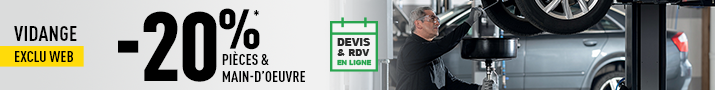 Ma vidange -20% de remise exclu web