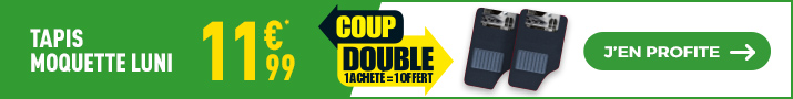 tapis coup double