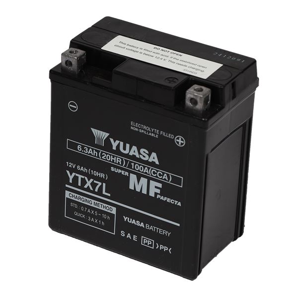 Batterie Scooter Et Moto Power Yuasa YTX7L FA Feu Vert