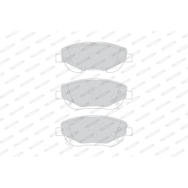 Jeu de Plaquette AVT FERODO FDB4824