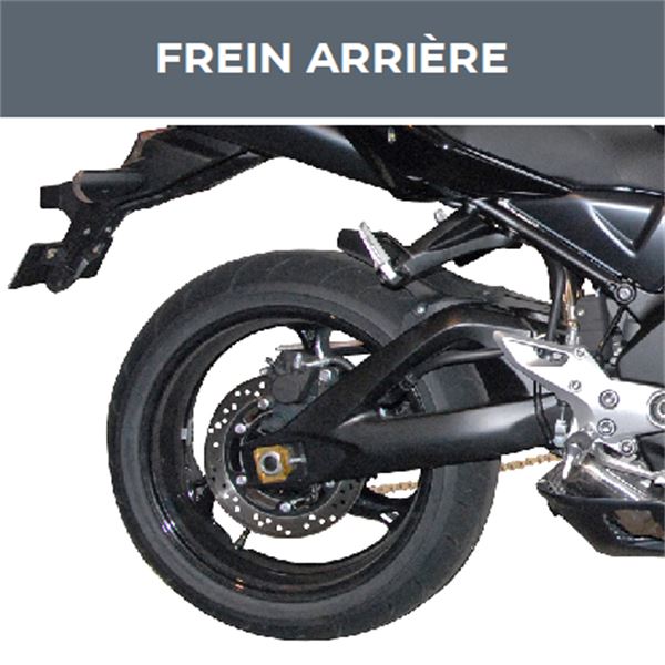 Remplacement plaquettes de frein moto et scooter - Arrière
