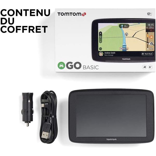 GPS Tomtom GO Basic 6 Europe Reconditionné Feu Vert