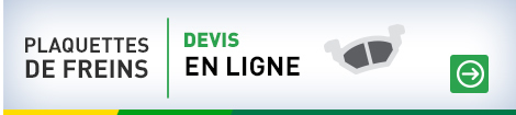 Plaquettes de freins