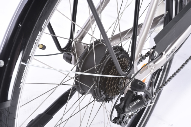 Vélo de ville électrique mixte Feu Vert E-Roll 72