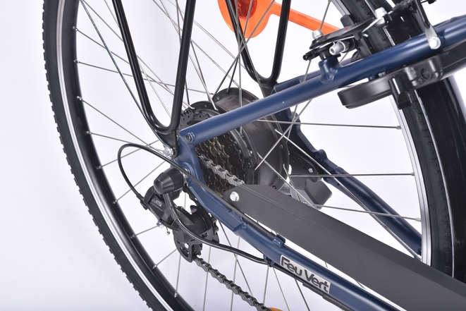 Vélo de ville électrique mixte Feu Vert E-Roll 72
