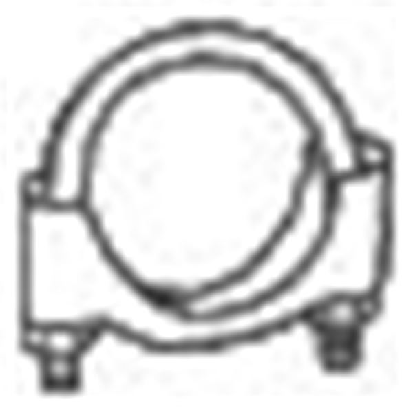 10 colliers d'échappement universel Bosal 250258