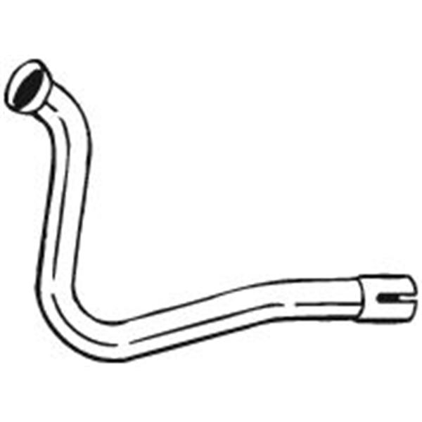 1 tuyau d'échappement Bosal 731971