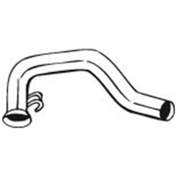 1 tuyau d'échappement Bosal 734009