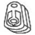 1 silentbloc d'échappement Bosal 255667