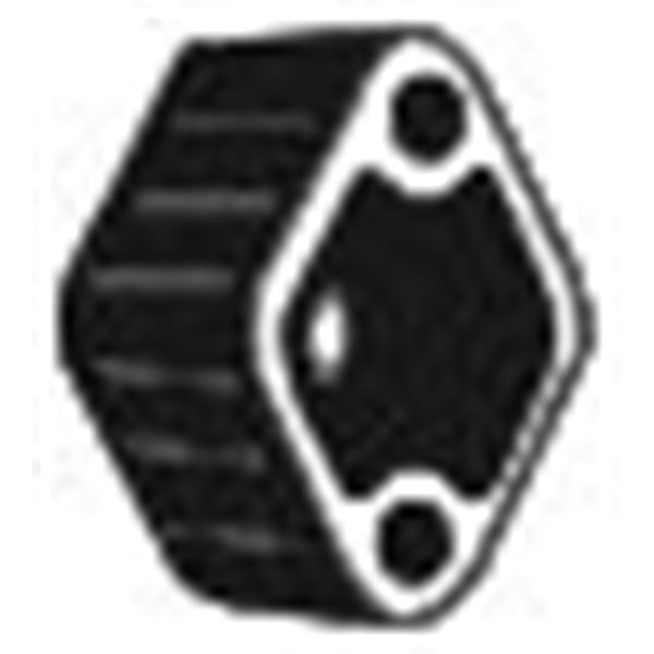 1 silentbloc d'échappement Bosal 255175