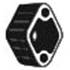 1 silentbloc d'échappement Bosal 255175