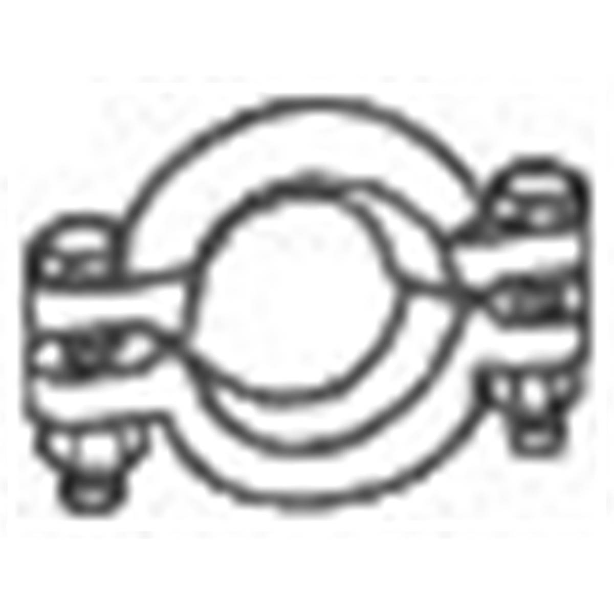 Collier D'échappement Bosal 254933