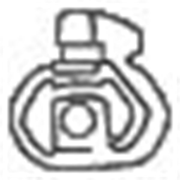 1 silentbloc d'échappement Bosal 255026
