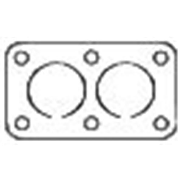 1 joint d'échappement Bosal 256902