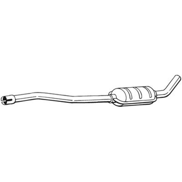 1 silencieux d'échappement intermédiaire Bosal 279879