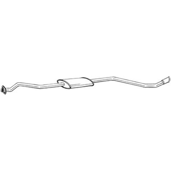 1 silencieux d'échappement intermédiaire Bosal 288553