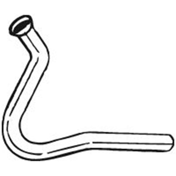 1 tuyau d'échappement Bosal 734017