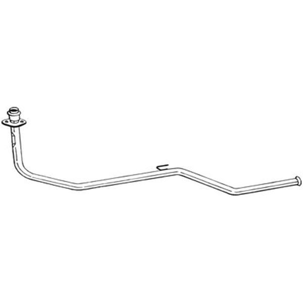 1 tuyau d'échappement Bosal 956867