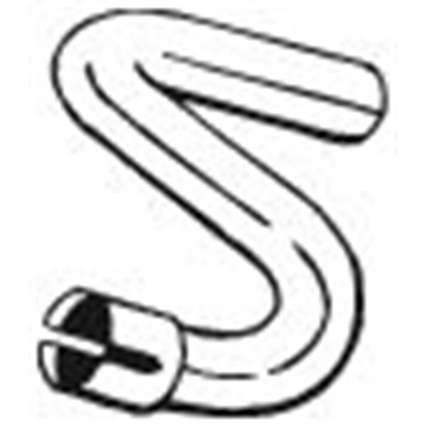 1 tuyau d'échappement Bosal 386003