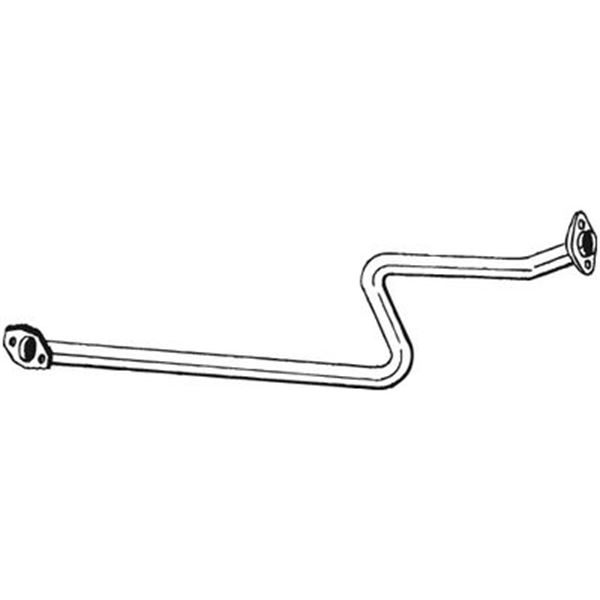 1 tuyau d'échappement Bosal 481533
