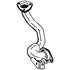 1 tuyau d'échappement Bosal 725551