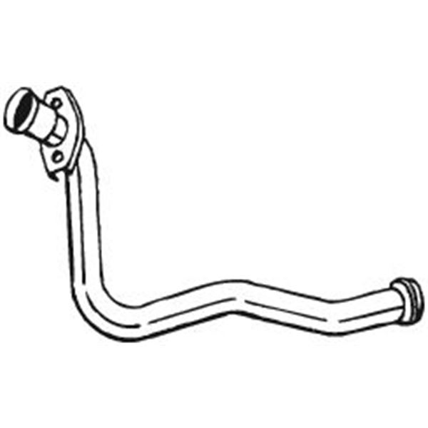 1 tuyau d'échappement Bosal 740435
