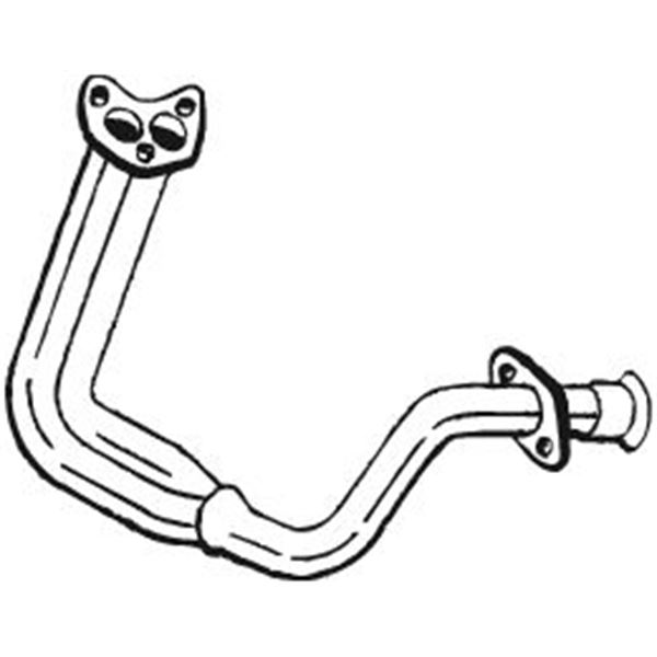 1 tuyau d'échappement Bosal 789789