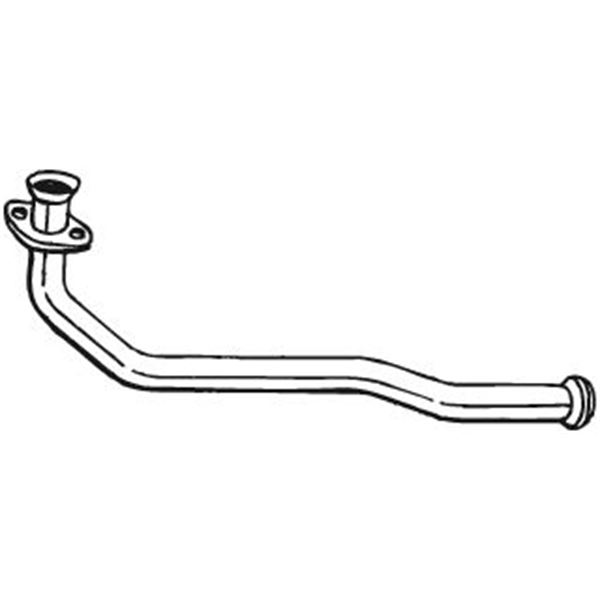 1 tuyau d'échappement Bosal 839213