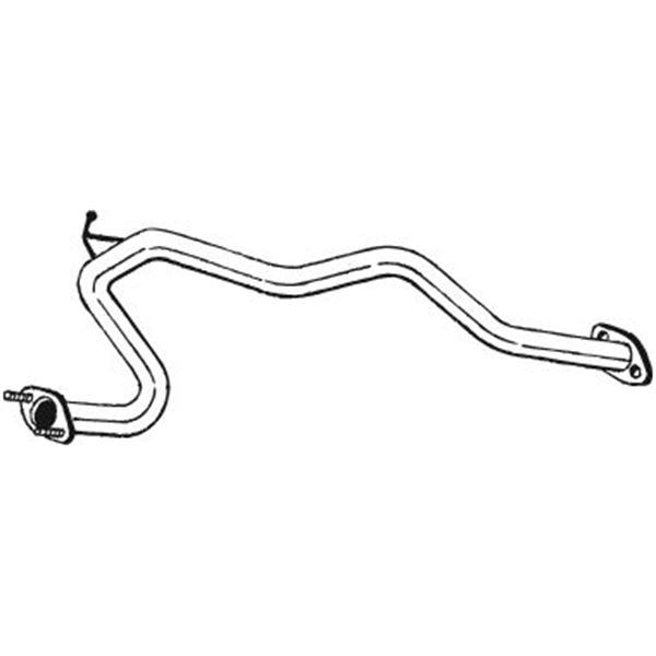 1 tuyau d'échappement Bosal 887389