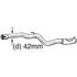 1 tuyau d'échappement Bosal 889159