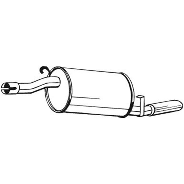 1 silencieux d'échappement arrière Bosal 170313