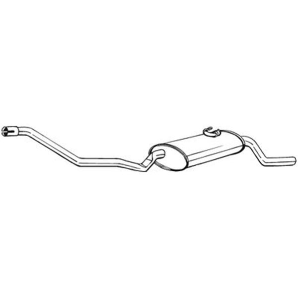 1 silencieux d'échappement arrière Bosal 283561