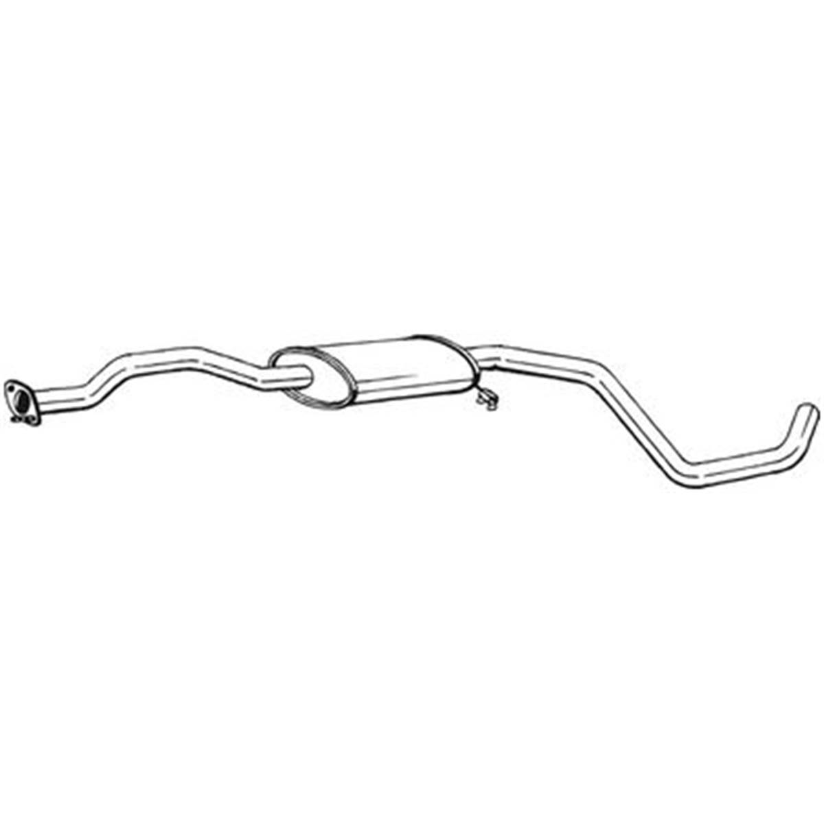 Silencieux D'échappement Intermédiaire Bosal 285847