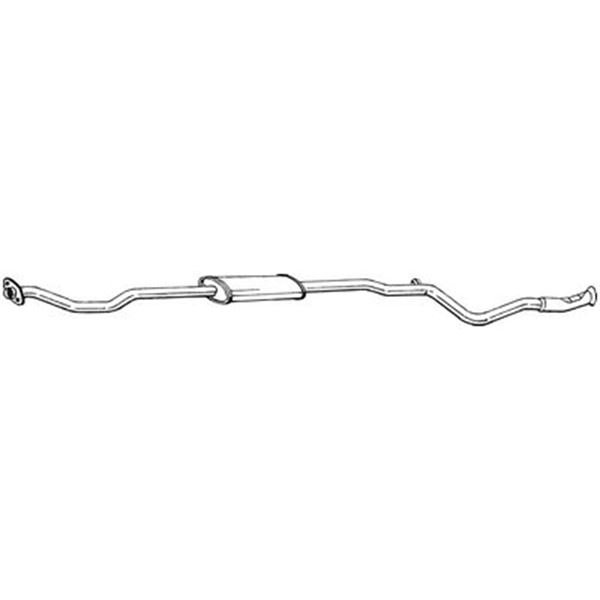 1 silencieux d'échappement intermédiaire Bosal 289003