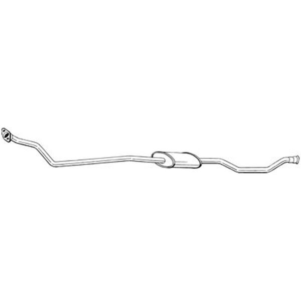 1 silencieux d'échappement avant Bosal 293459