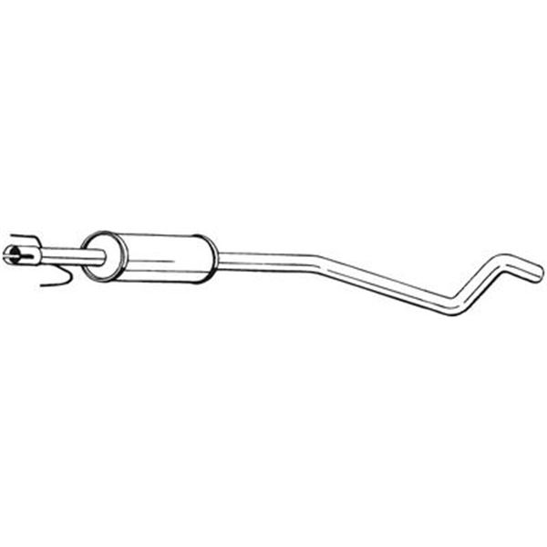 1 silencieux d'échappement intermédiaire Bosal 284317