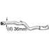 1 tuyau d'échappement Bosal 889167
