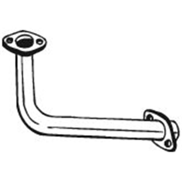 1 tuyau d'échappement Bosal 737265