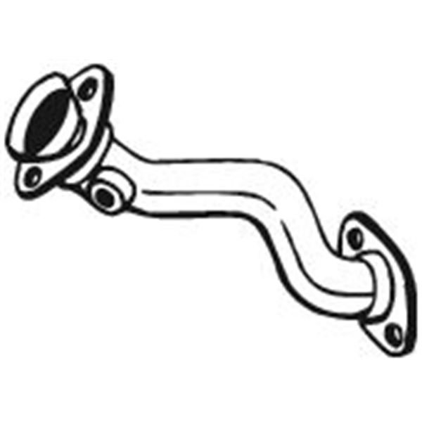 1 tuyau d'échappement Bosal 751367