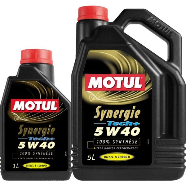 Huile moteur MOTUL Synergie 5W40 Diesel lot de 5 litres + 1 litre gratuit