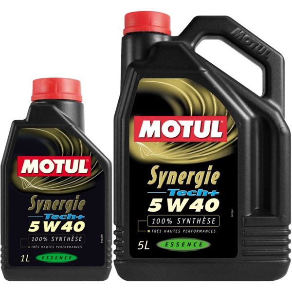 Huile moteur MOTUL Synergie 5W40 Essence lot de 5 litres + 1 litre gratuit