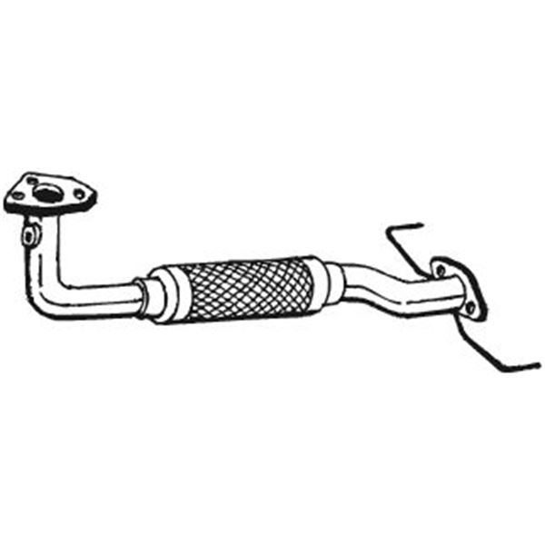 1 tuyau d'échappement Bosal 737201