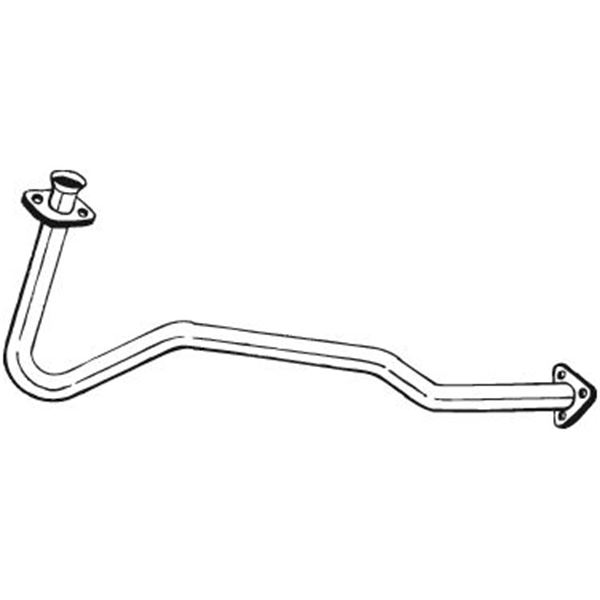 1 tuyau d'échappement Bosal 802441