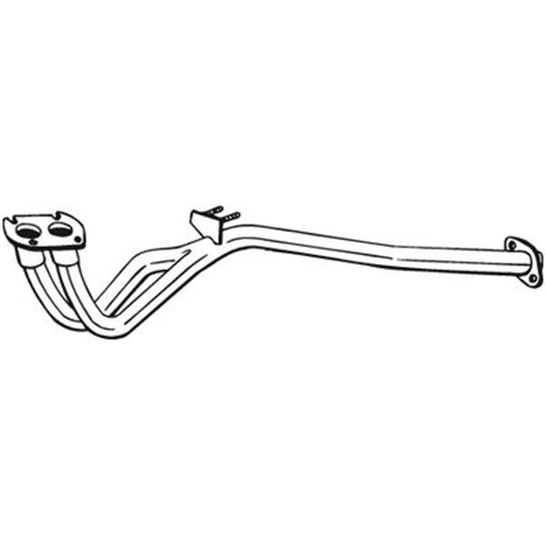 1 tuyau d'échappement Bosal 802637