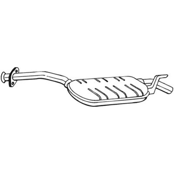 1 silencieux d'échappement intermédiaire Bosal 175175