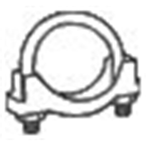 10 colliers d'échappement Bosal 250154