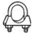 10 colliers d'échappement Bosal 250845