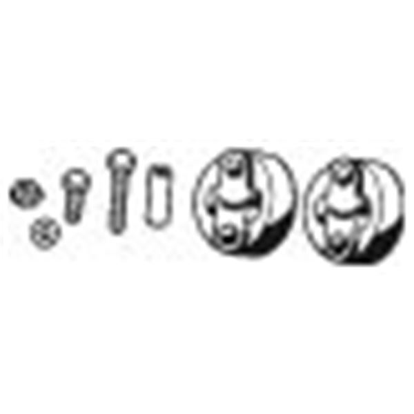 1 collier d'échappement Bosal 254026