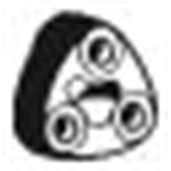 1 silentbloc d'échappement Bosal 255031