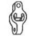 1 silentbloc d'échappement Bosal 255042